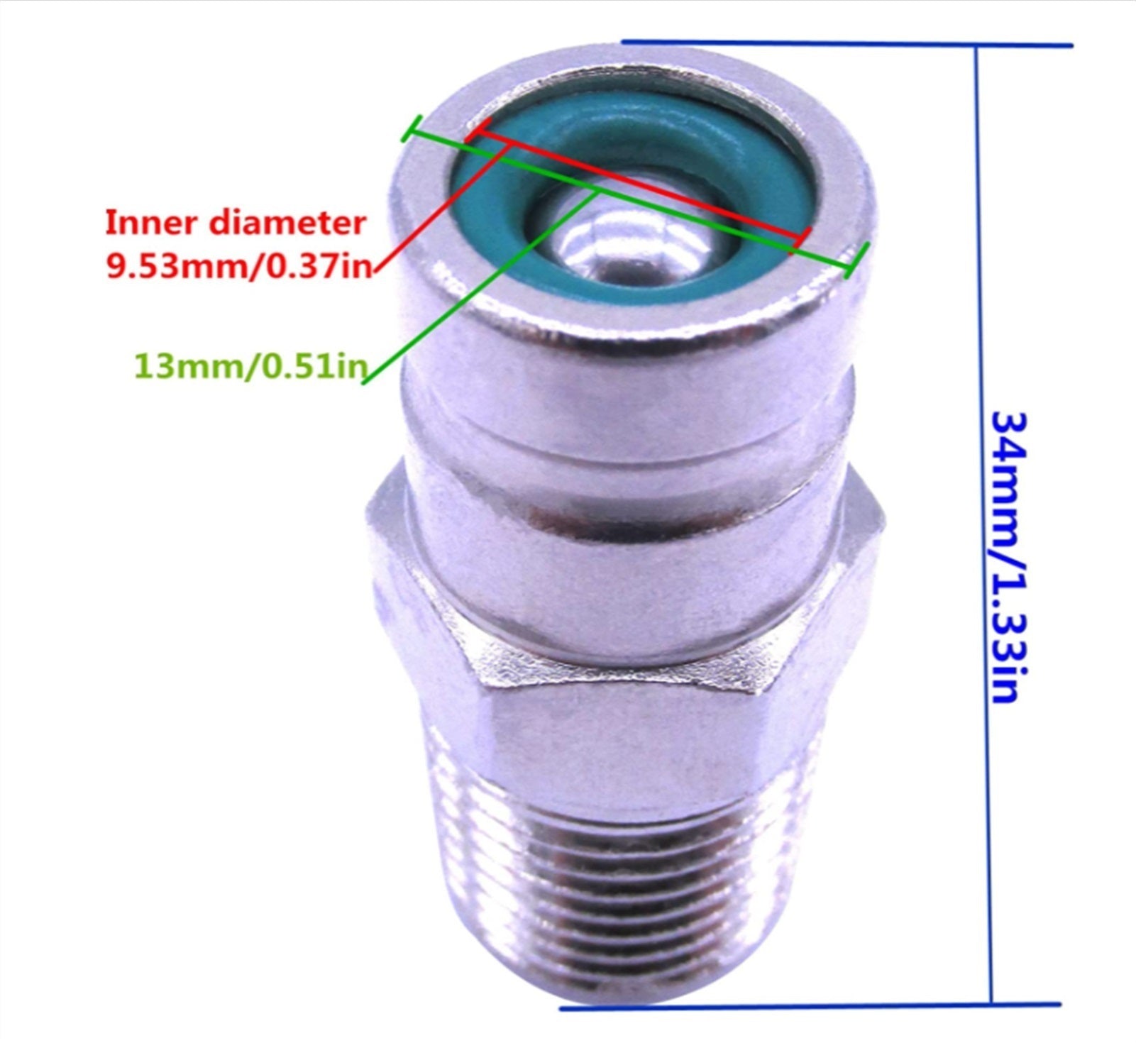 SUZUKI 65740-99100 Boat Motor Fuel Connector Tank Side Male Connector