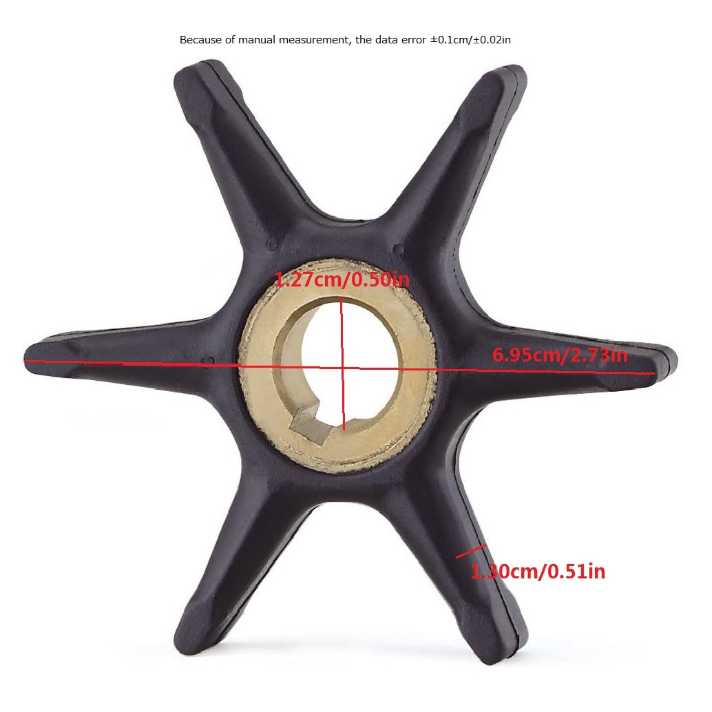 Impulsor de bomba 375638/775518 para Johnson/Evinrude 10/15/18/20/25HP