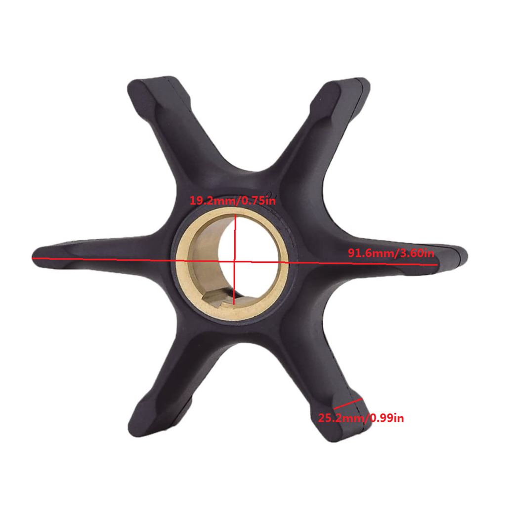 Impulsor de bomba 382547/765431/777824 para Johnson/Evinrude 55/60/65/70/75HP