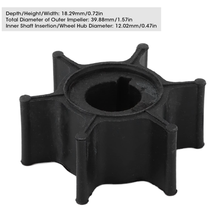 Impulsor de bomba 6G1-44352-00 47-11590M para YAMAHA Mariner 6/8HP