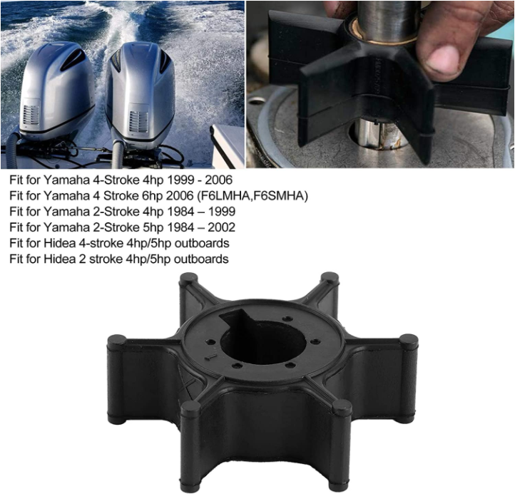 6E0-44352-00 47-96305M Pump Impeller for YAMAHA 4/5/6HP for Mariner 4/5HP