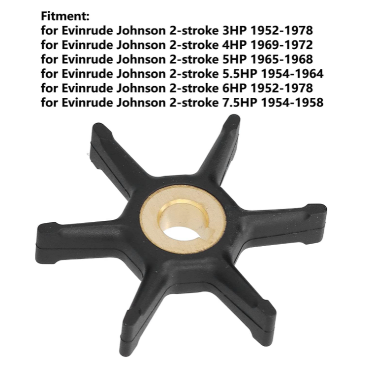 277181/434424 Pump Impeller for Johnson/Evinrude 3/4/5/5.5/6/7.5HP