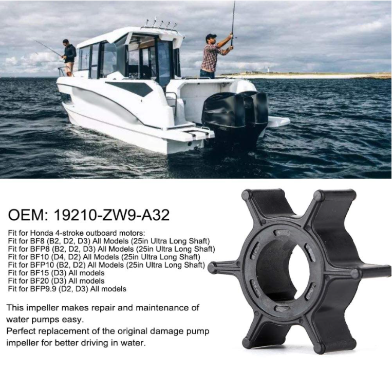 19210-ZW9-003/013 Pump Impeller for HONDA 8/9.9/10HP