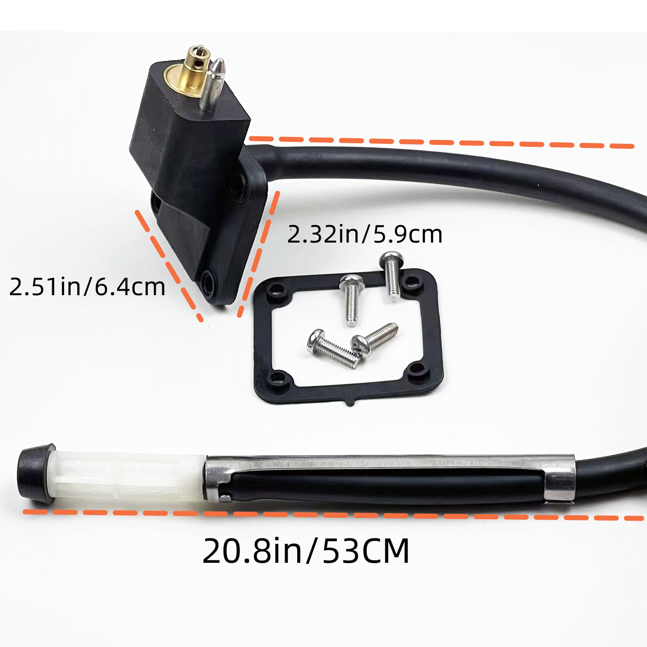 Medidor de tanque de combustible para barco YAMAHA, repuesto ABS de 12L/24L para absorción de combustible Yamaha en varias direcciones