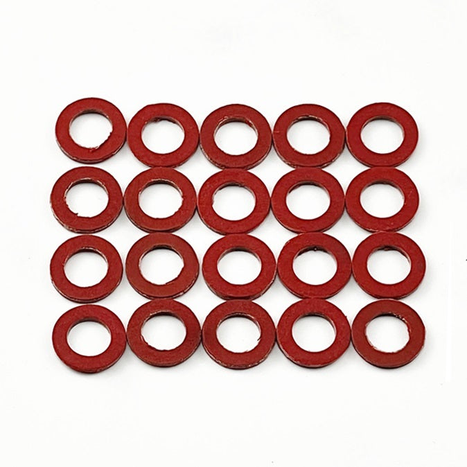 Junta de sellado rojo, carcasa inferior de 20 piezas para Yamaha 332-60006-0, tapón de junta utilizado en drenaje y nivel de aceite