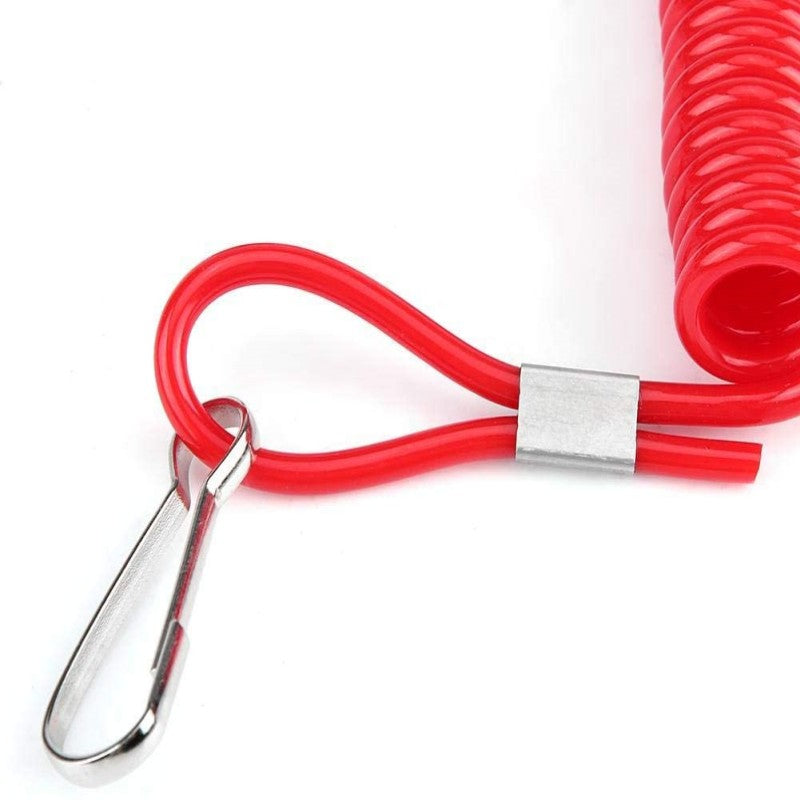YAMAHA Boat Outboard Switch Engine Motor Lanyard Kill Urgent Stop Button Safety Connector Cord