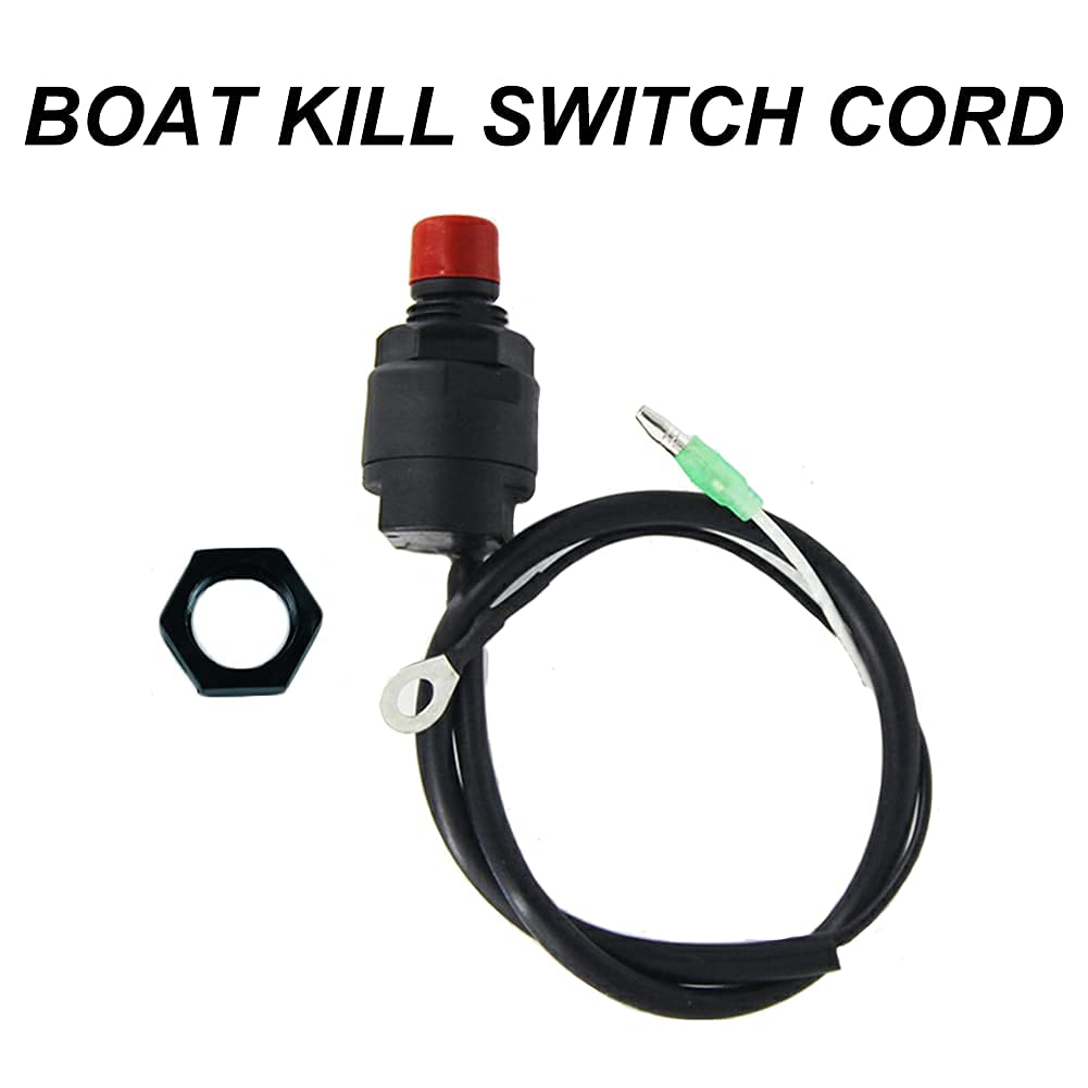 YAMAHA Boat Outboard Switch Engine Motor Lanyard Kill Urgent Stop Button Safety Connector Cord