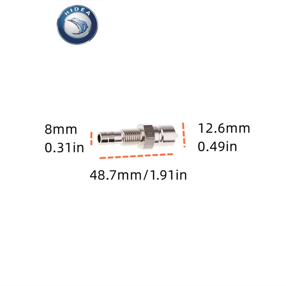 Nissan 3B2-70260-1 3B2-70250-1 Conector de combustible 5/16" Motor fueraborda de 2/4 tiempos 5-90HP