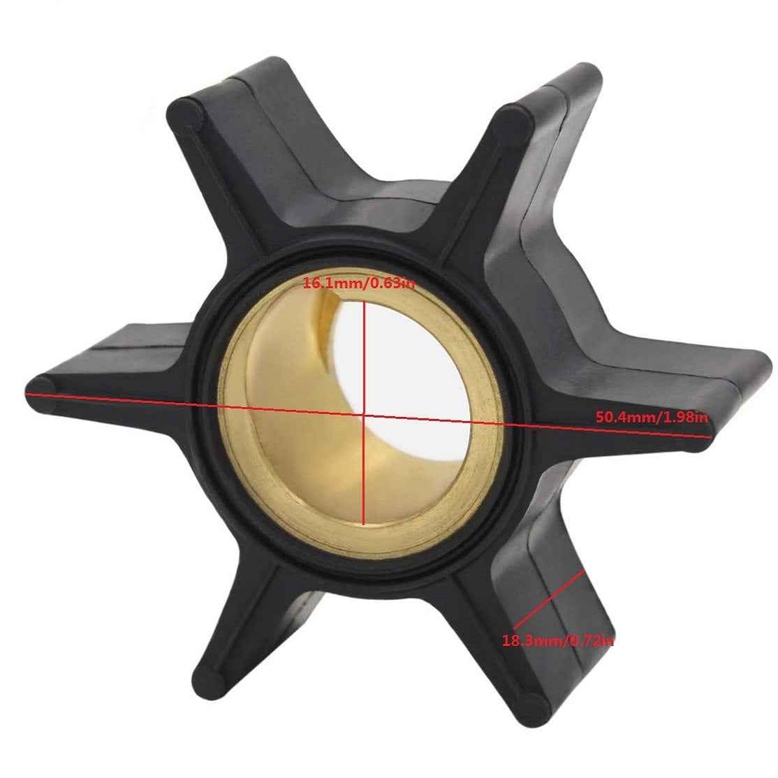 395289 Pump Impeller for Johnson/Evinrude 20/25/28/30/35HP