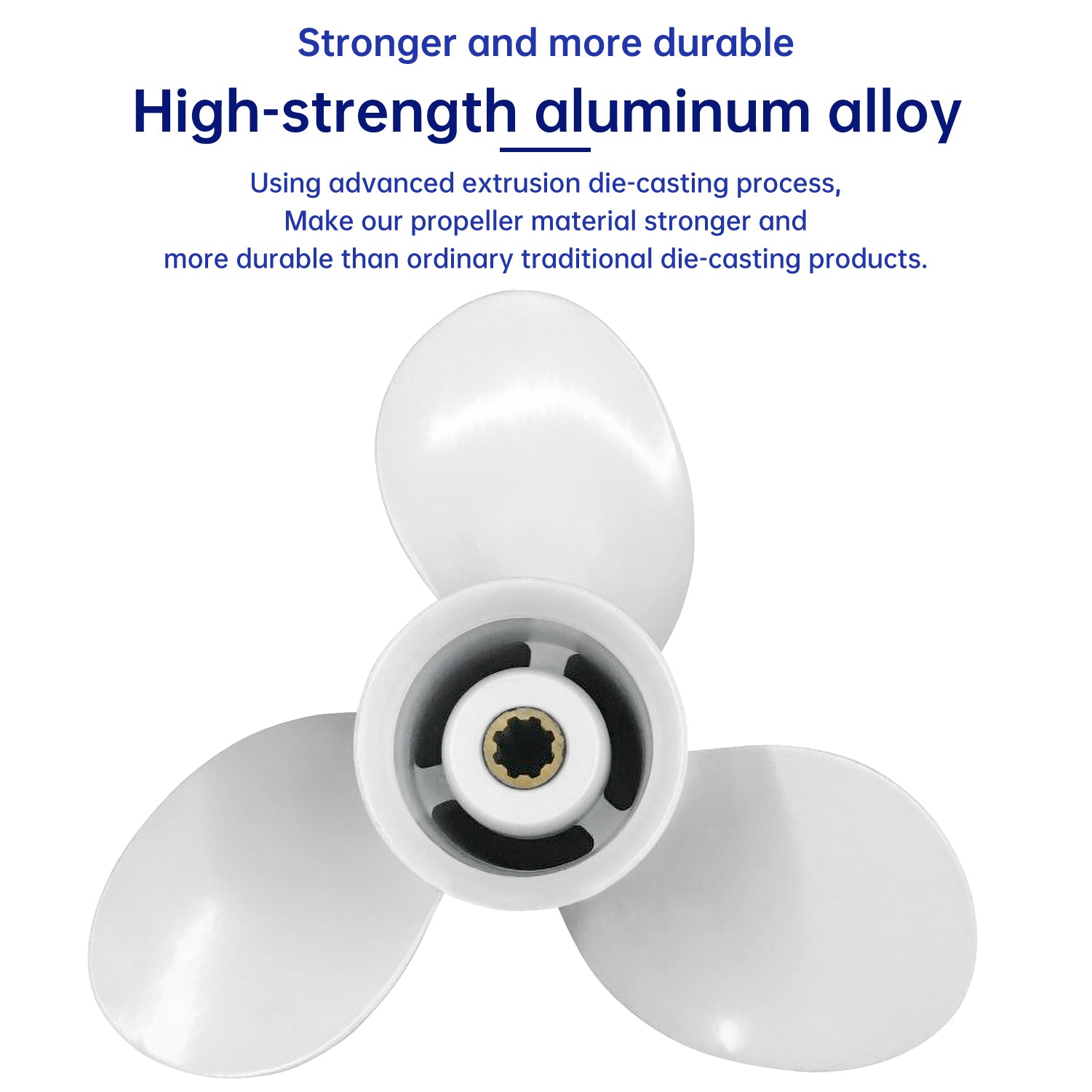 Boat Motor Propeller for YAMAHA/HIDEA 9.9-15HP 63V-45941-00-EL 63V-45943-10-EL 63V-45945-10-EL 63V-45947-00-EL 63V-45952-10-EL 683-45941-00-EL 683-45943-00-EL 683-45945-00 683-45947-00 683-45952-00-EL