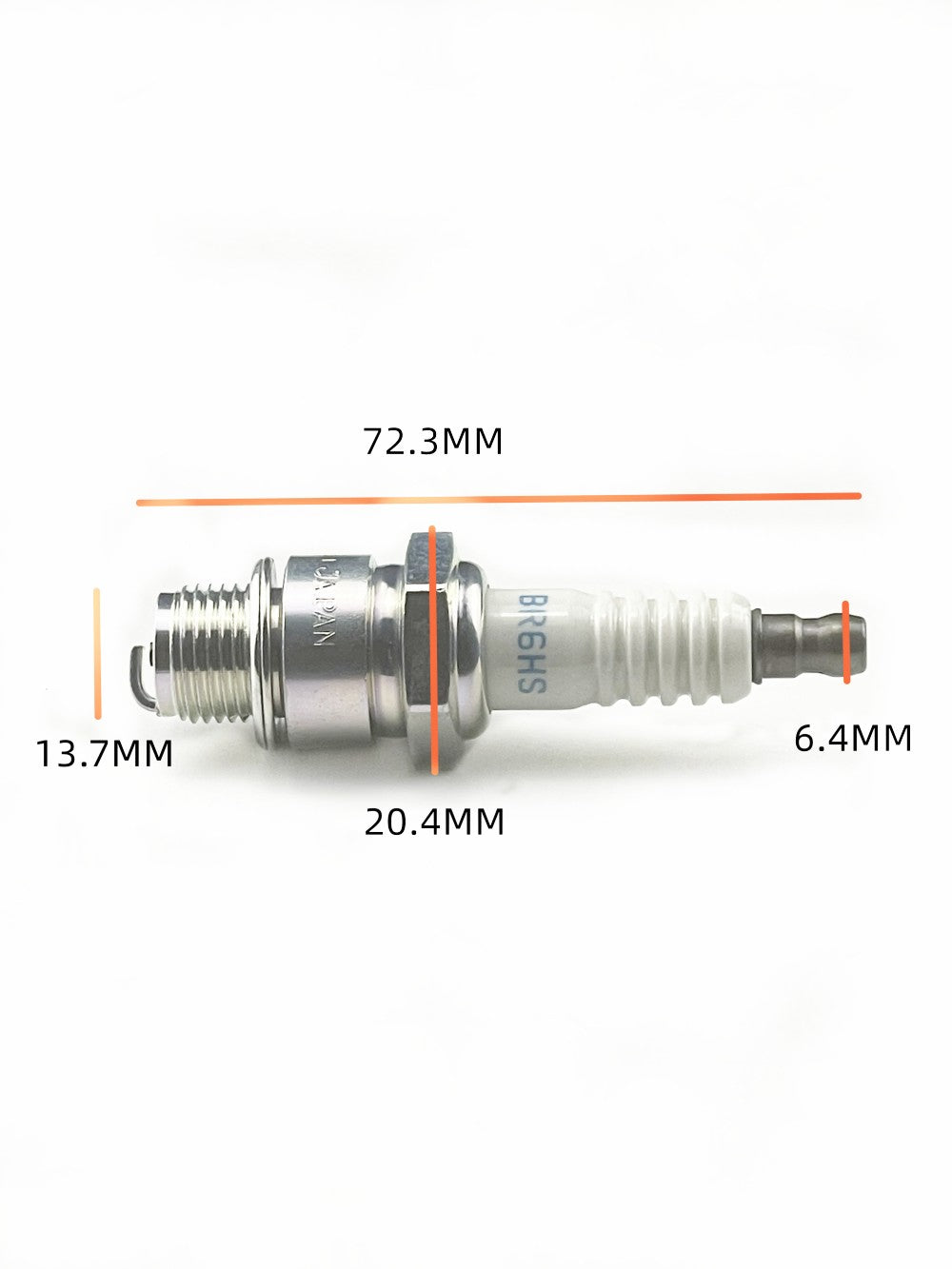 BR6HS Bujía NGK 4 Tiempos para YAMAHA F2.5/F4