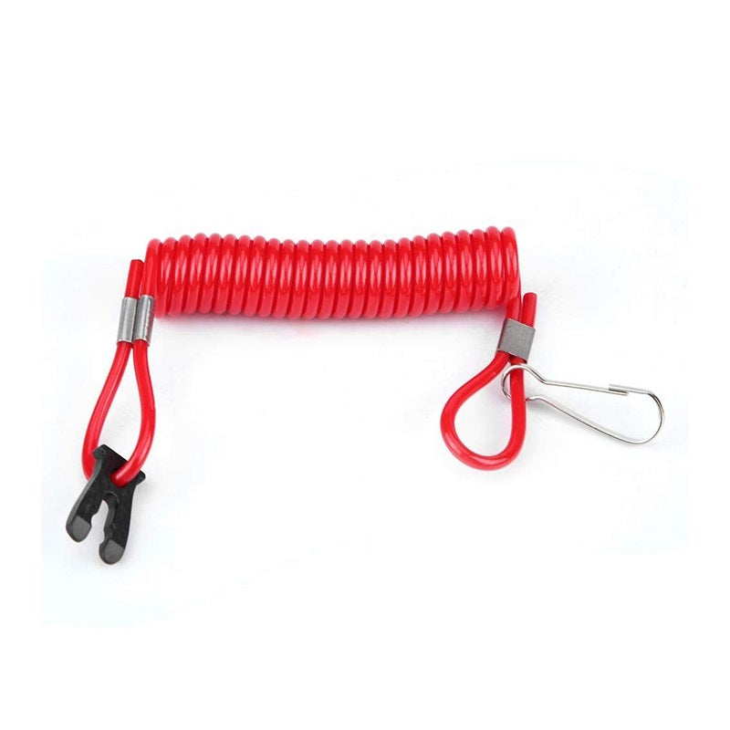 SUZUKI-interruptor fueraborda de barco, cordón de Motor, botón de parada urgente, cable conector de seguridad