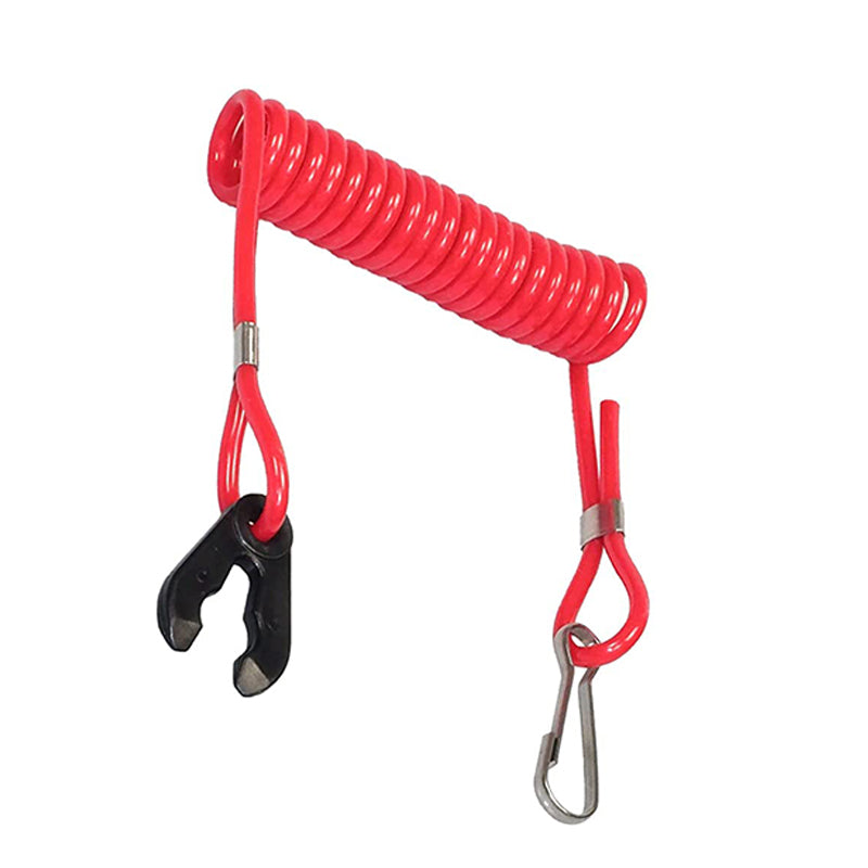 YAMAHA Boat Outboard Switch Engine Motor Lanyard Kill Urgent Stop Button Safety Connector Cord