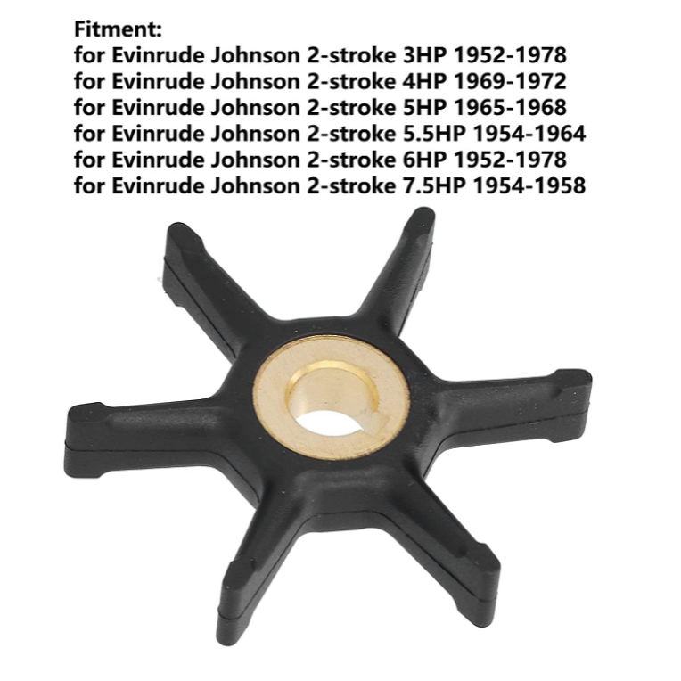 277181/434424 Impulsor de bomba para Johnson/Evinrude 3/4/5/5.5/6/7.5HP