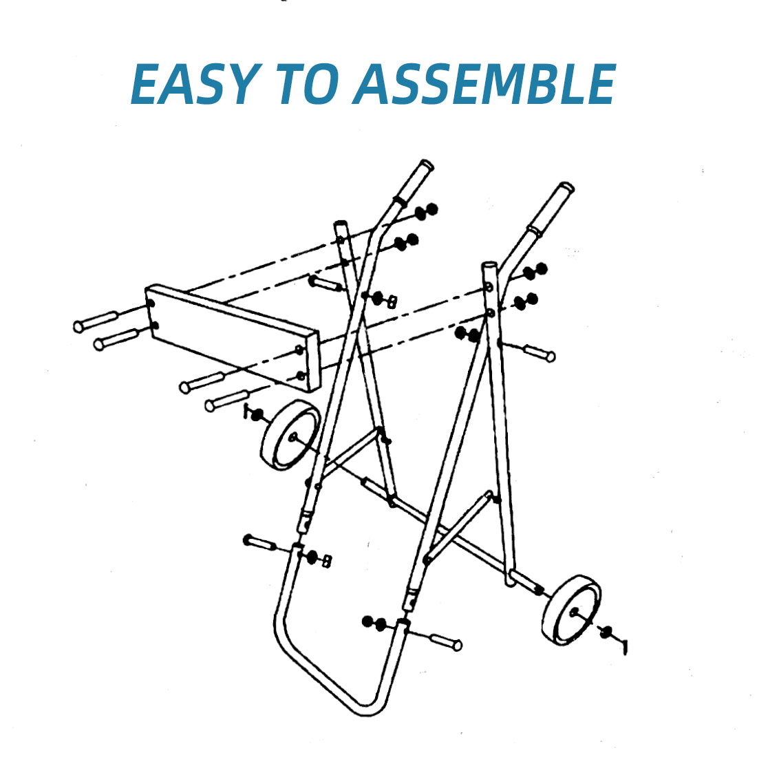 Soporte para Motor de barco fueraborda, almacenamiento de 220LBS/100kg, carrito portador de 2-40HP