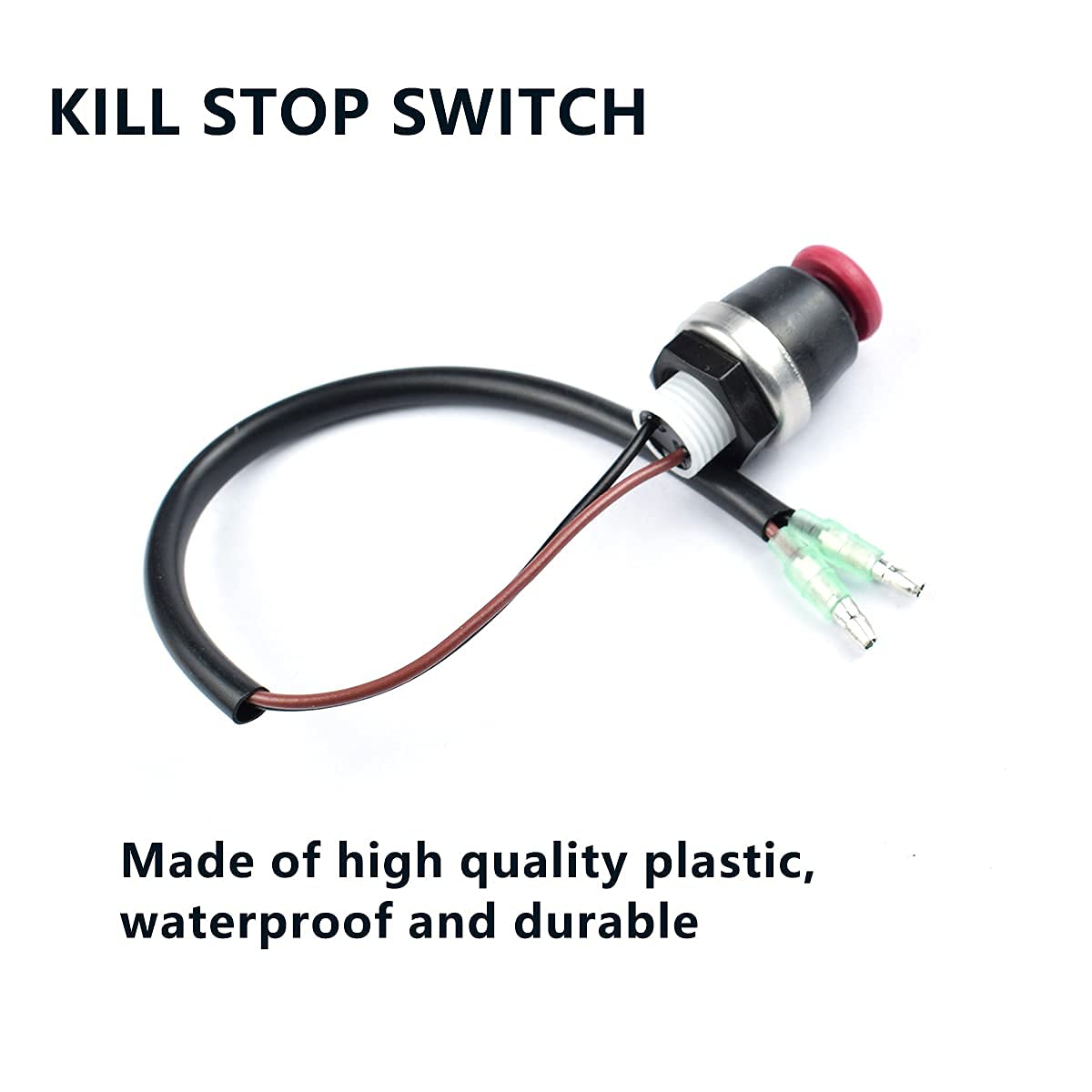 Mercury/Tohatsu Boat Outboard Switch Engine Motor Safety Connector Lanyard Kill Urgent Stop Button Cord