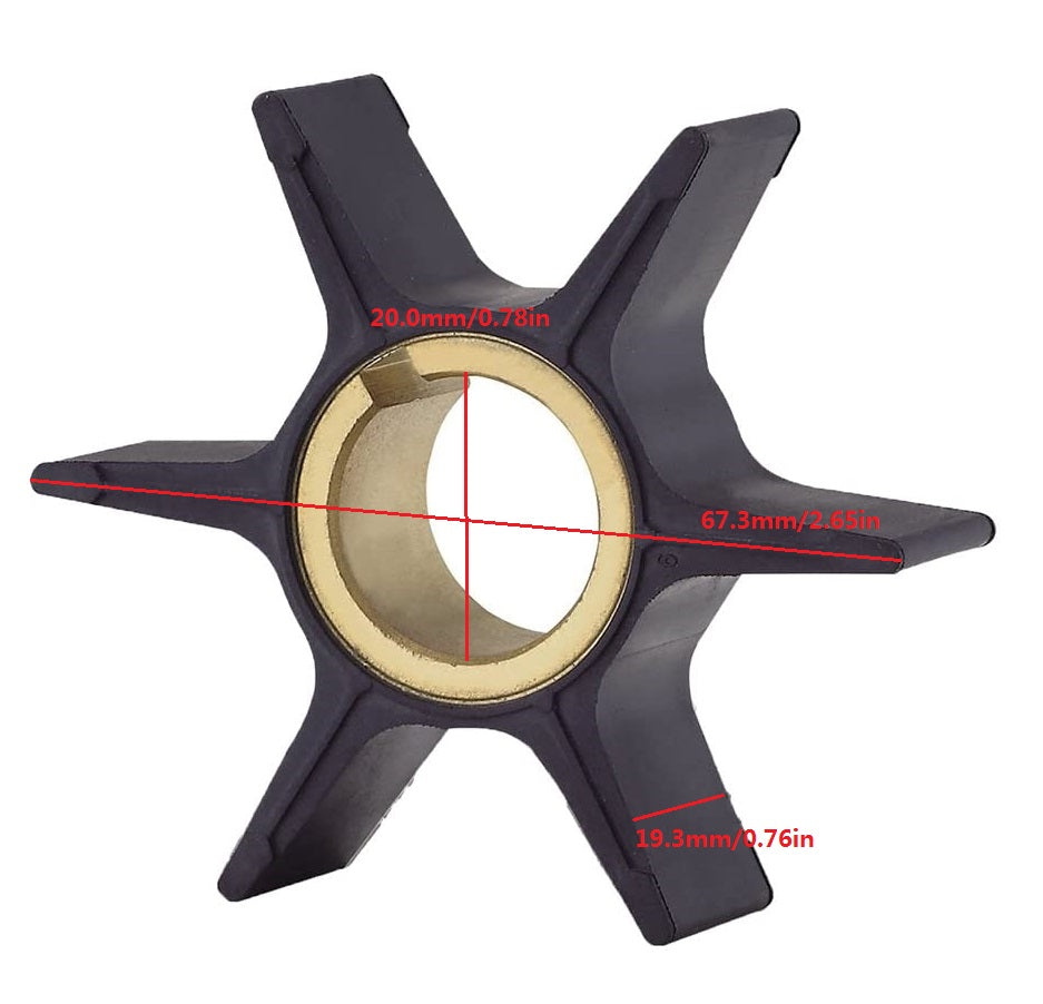 17461-95300/01 Impulsor de bomba para SUZUKI 50/75/85HP