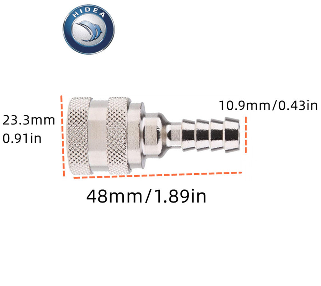 TOHATSU/Mercury 3GF-70281-0 Conector de combustible para Motor de barco, conector hembra lateral del tanque, retenedor de abrazadera de 2 tiempos